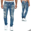 1001-1     Herren Jeanshosen Stretch Hose Jeans Slim fit...