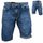.Herren Bermuda Jeans Shorts Stretch Denim Kurze Capri Hose Sommer D59.  D135 