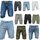 .iProfash Herren Bermuda Jeans Shorts Stretch Denim Kurze Capri Hose Sommer