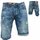 .iProfash Herren Bermuda Jeans Shorts Stretch Denim Kurze Capri Hose Sommer 022.