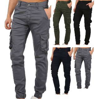 Herren Cargo Jogger Chino Stretch Hose Jogg Jeans Sweatpants 5266 Sweathose 1496