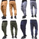 Herren Cargo Jogger Chino Stretch Hose Jogg Jeans Sweatpants Sweathose 520 /3301