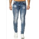 Herren Jeanshosen  Stretch Hose  Jeans  Slim fit  SUPER SKINNY Jeans Blau 1317