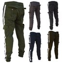 Herren Cargo Jogger Jeans Chino Hose Pants Mit Stretch