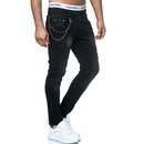 Herren Jeanshosen Stretch Hose Jeans Slim fit SUPER SKINNY Jeans Blau 9526