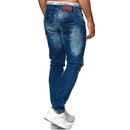 Herren Jeanshosen Stretch Hose Jeans Slim fit  Jeans Blau Schwarz Regular