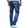 Herren Jeans Hose Denim- Washed Straight Cut Regular Stretch Dicke W29-W44 5179