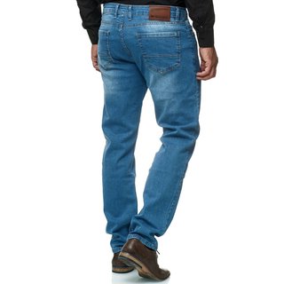 Herren Jeans Hose Stretch Übergröße Übergrößen 5 Pocket Jeanshose KDSN JI 