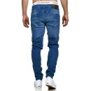 Franchi  Herren Jeans Hose Basic Stretch Jeanshose Regular Slim NEU. 2011 Blau