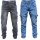 Herren Cargo Jeans Regular Slim Cargohose Destroyed  Schwarz Grau Blau Neu Hose